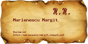 Marienescu Margit névjegykártya